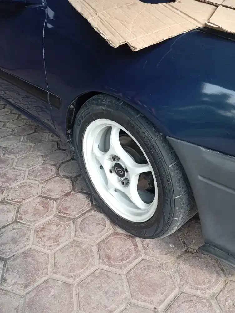 Velg 15 enkei tulang pcd 4x100/114 agya brio avanza sigra calya jazz