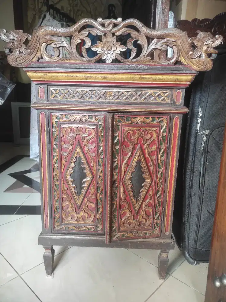 Meja jati asli Jepara Almari serenan