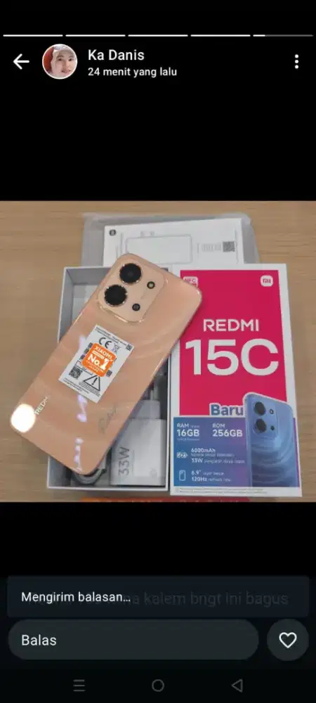 Redmi 15 c Ram 8/256
