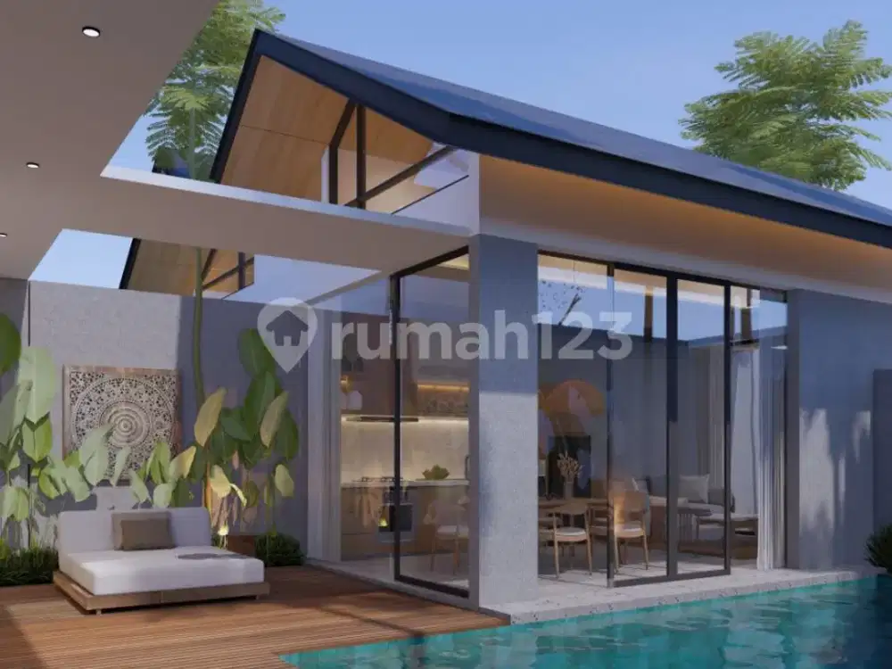 Modern Minimalist Villa High Rental Potential In Ubud