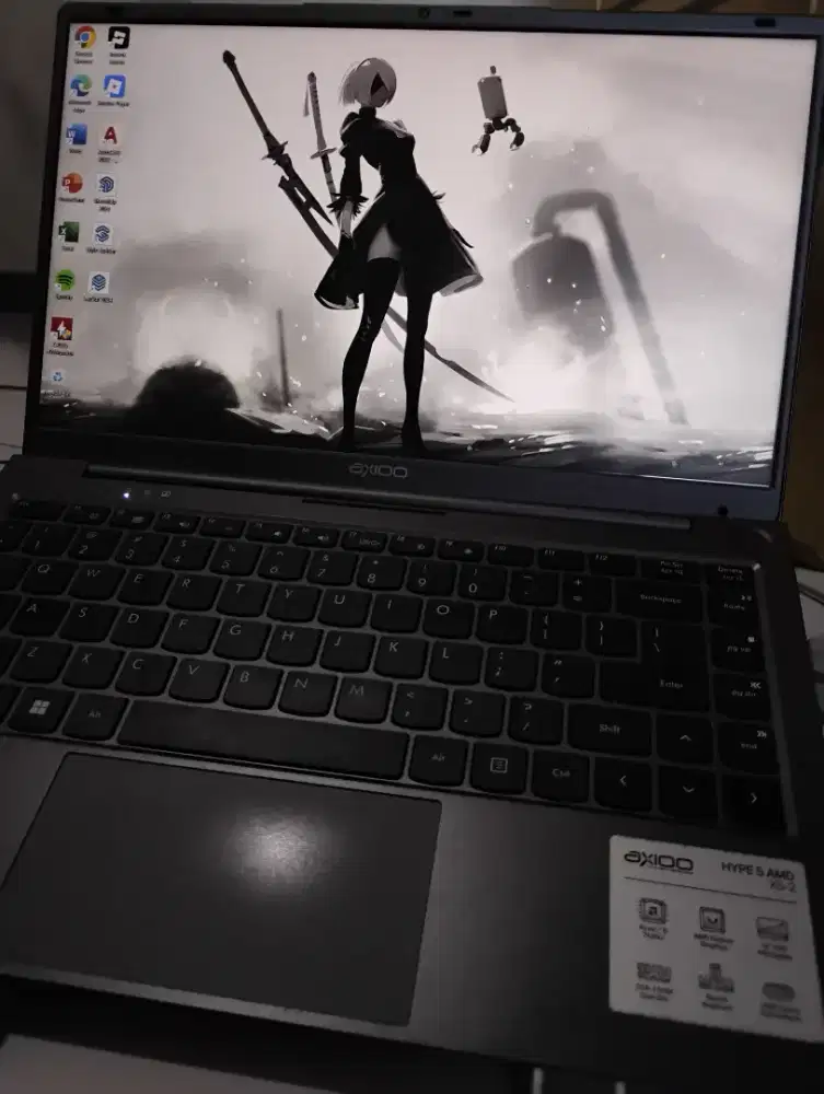 Laptop Axioo hype 5 amd x5-2, ram 16gb, ryzen 5 7430u