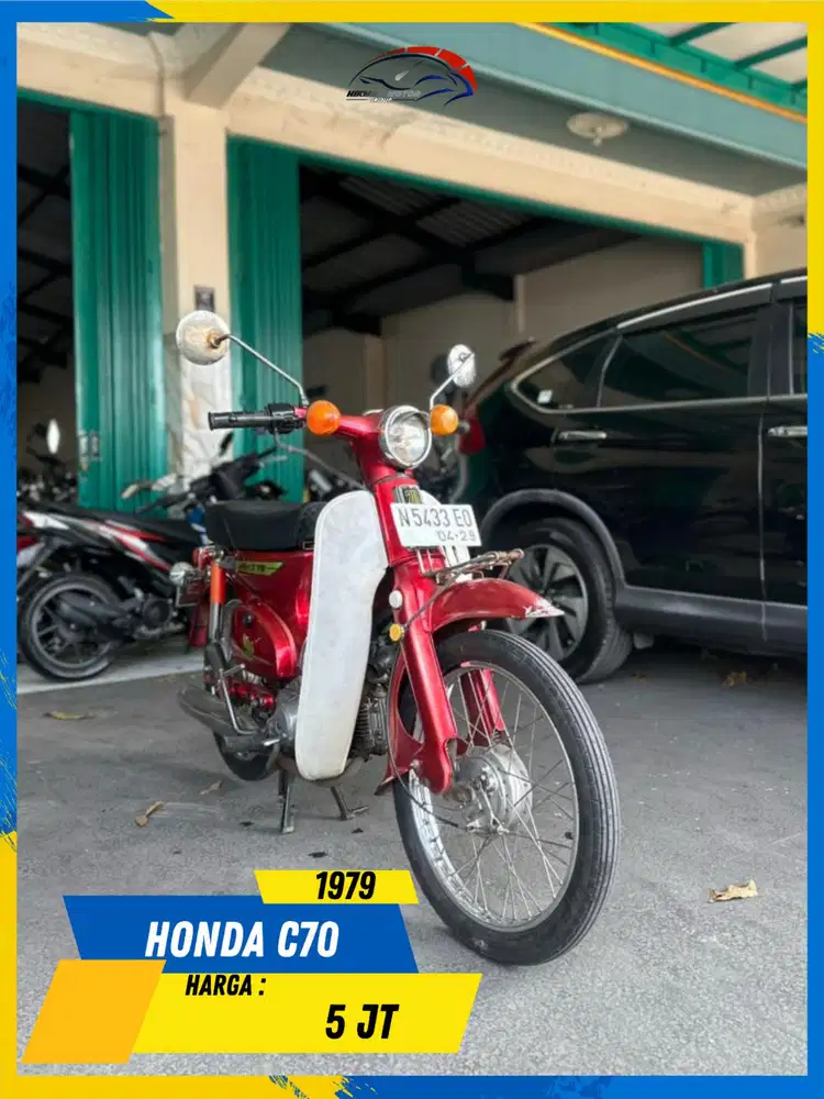 HONDA C70 1979 MURAH POLL BOSSKU HIKMAH MOTOR KEPUH MALANG