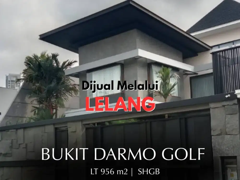 Dijual Melalui Lelang Rumah Surabaya Bukit Darmo Golf