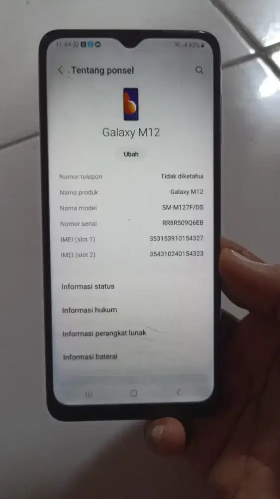 Samsung M.12 Ram+4/64Gb Blue