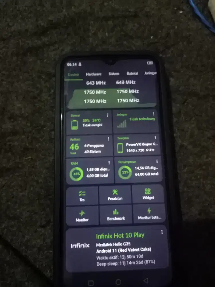 Infinix hot 10 play 4/64