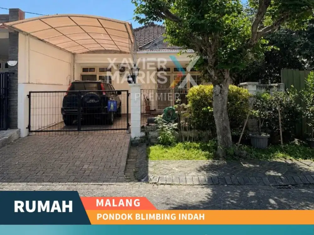 Dijual Rumah Klasik Terawat di Pondok Blimbing Indah Araya Malang