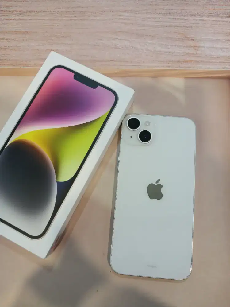 iPhone 14 Plus 512GB White iBox BH 93% lengkap