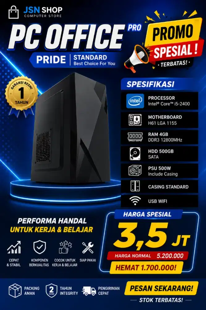 PC kantor sekokah toko joss
