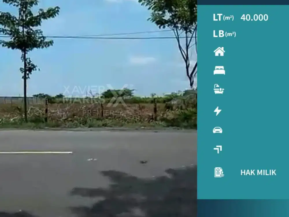 Dijual Tanah Industri Poros Jalan Mrutuk Utara Widang Tuban