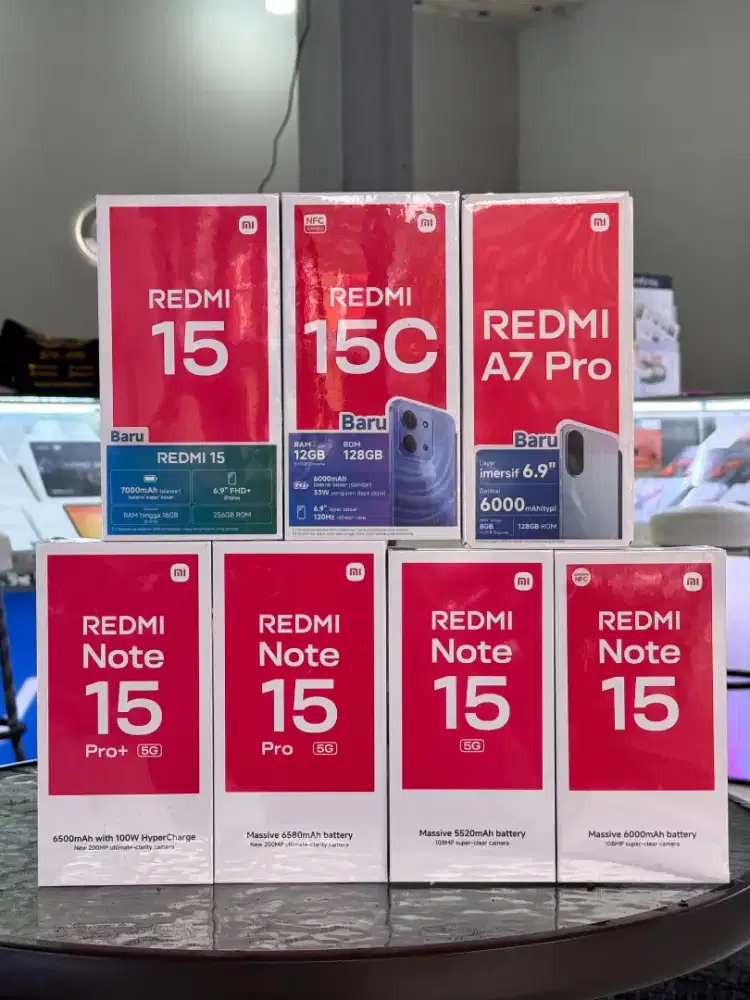 REDMI NOTE 15 4G 8/256 SEGEL RESMI