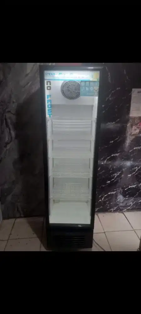Jual butuh showcase kulkas pendingin minuman ukuran 5 rak normal