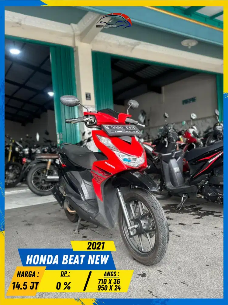 HONDA BEAT NEW 2021 MURAH CIAMIK MASZEEHH HIKMAH MOTOR KEPUH MALANG