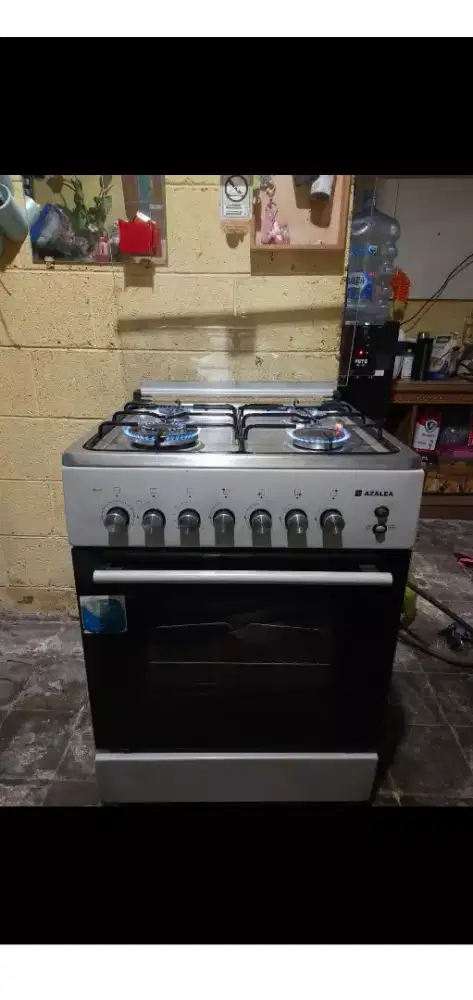 Kompor freestanding azalea 4 tungku + oven
