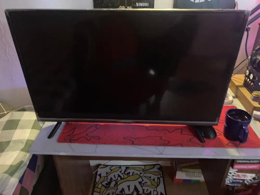 JUAL SMART TV CHANGHONG BEKAS (layar mati, mesin nyala)