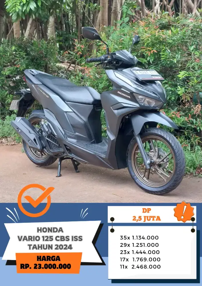 HONDA VARIO 125 CBS ISS TAHUN 2024