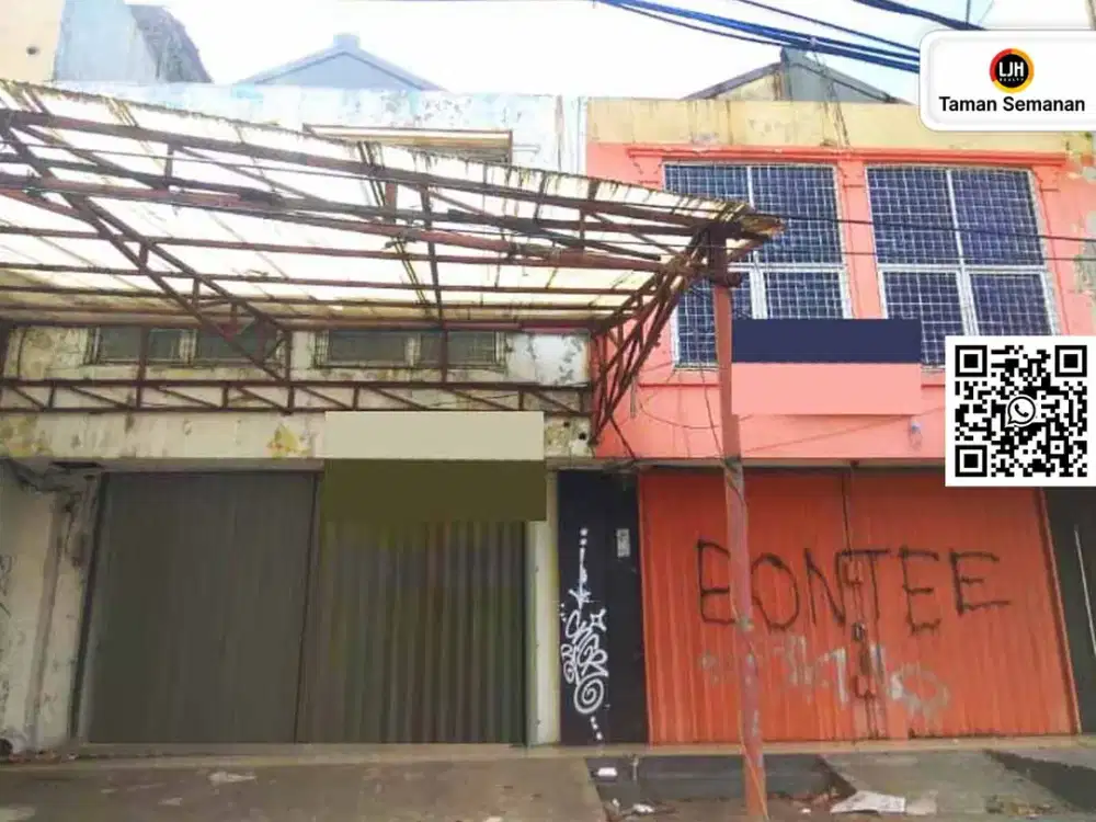 Dijual 2 Unit Ruko Arteri Kelapa Dua, Jakarta Barat – SHM, Bisa Nego