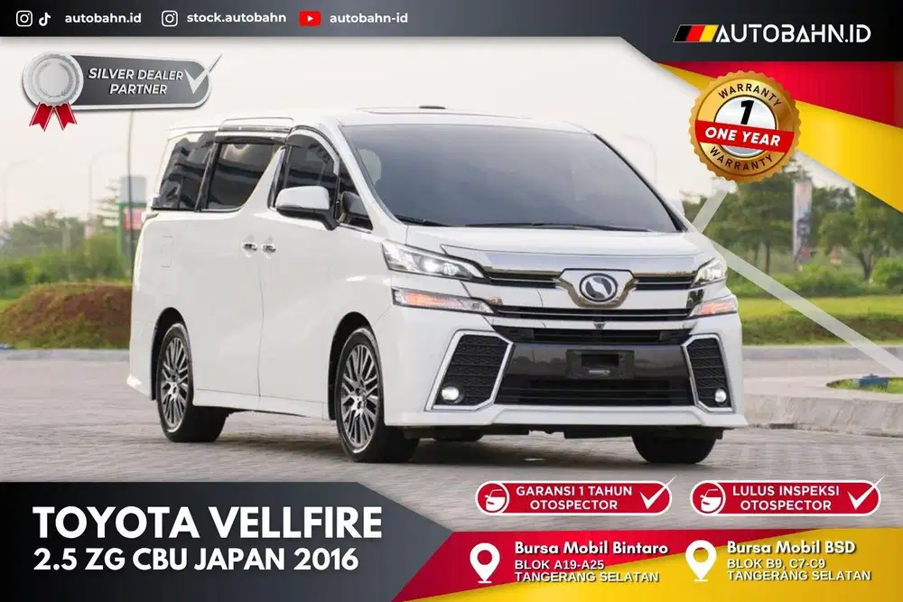 Full Record! Toyota Vellfire 2.5 ZG Premium Sound Japan 2016