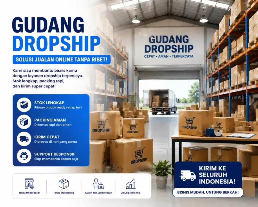 Mitra dropship tanpa perlu stok produk