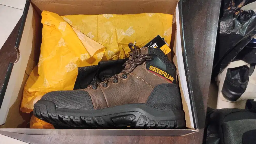 Sepatu Safety Caterpillar Resorption CT WP Brown Original 1000% New