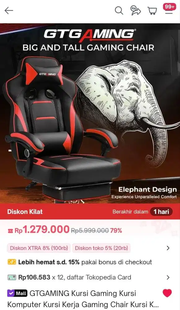 Kursi Gaming Murah