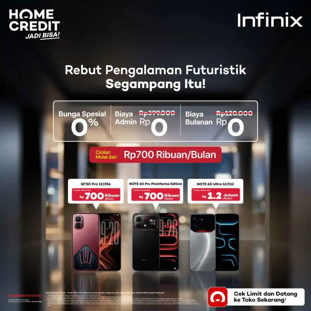Kredit Infinix Tanpa Kartu Kredit