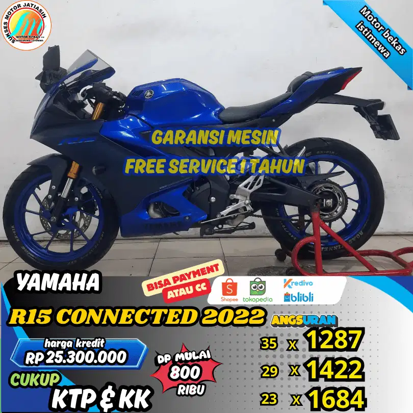 YAMAHA ALL R15 CON 2022 DP&ANGSURAN TERMURAH SYRTKTP&KK(SUKSESMOTOR)