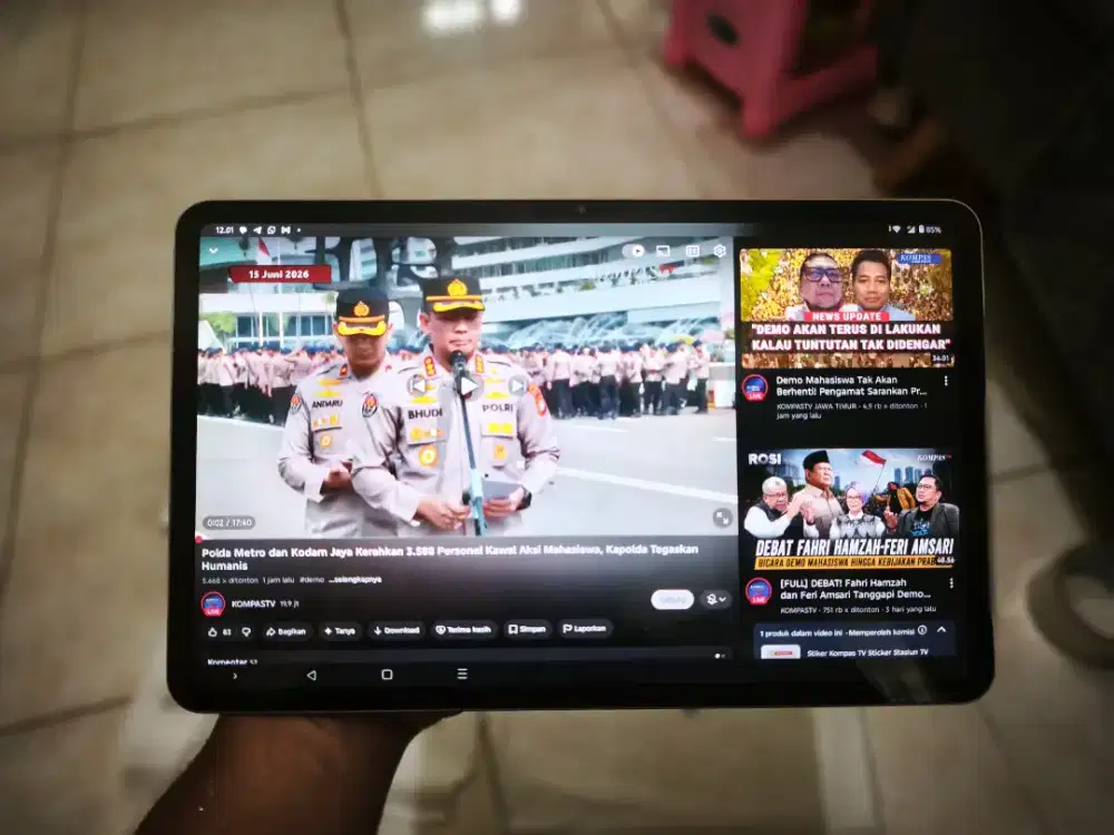 INFINIX XPAD 20 PRO 8/256 12 INCI BISA KARTU 4G