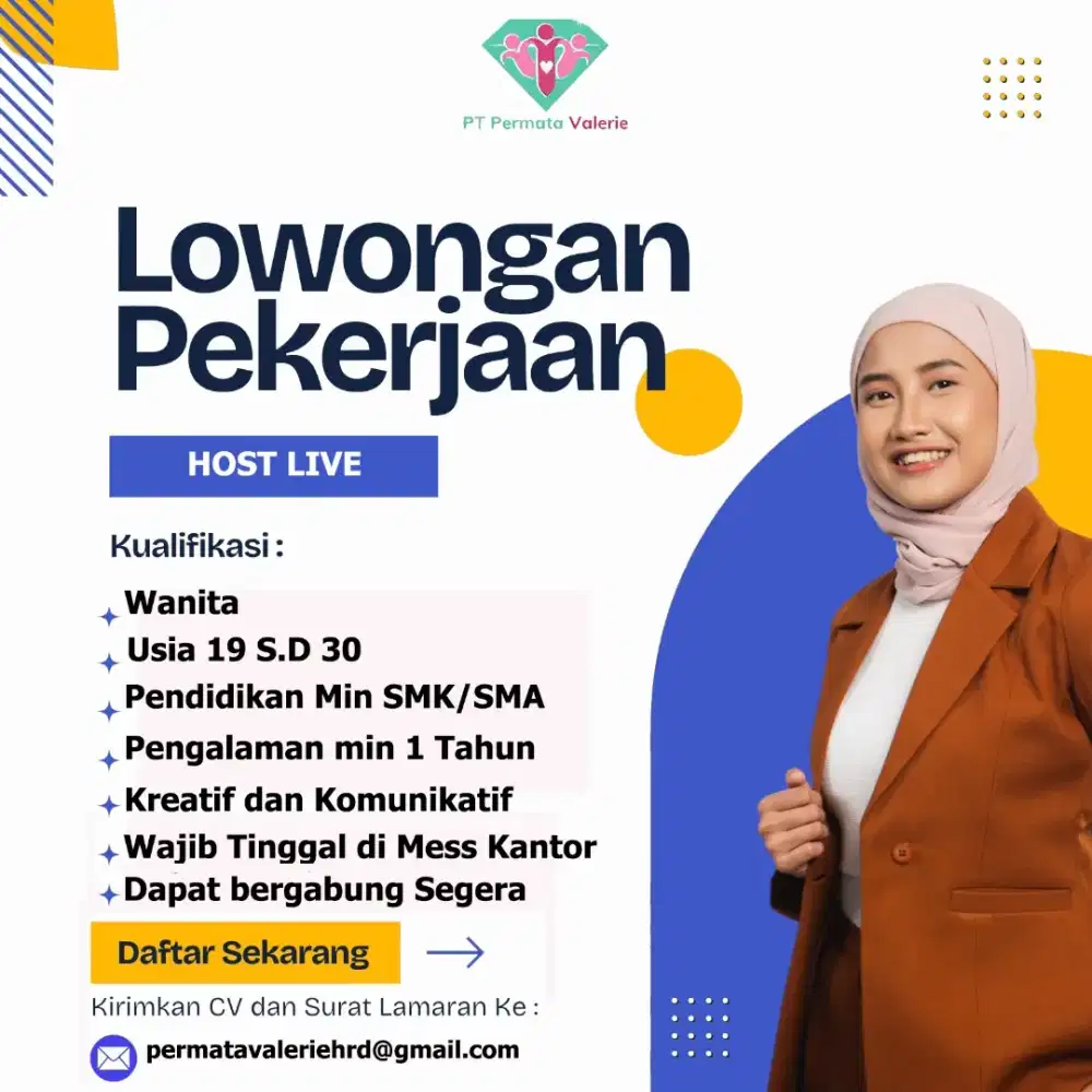 Lowongan Host Live