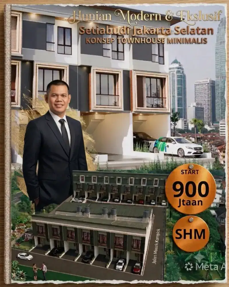 Rumah Baru dan ekslusif di Setiabudi, jakarta selatan