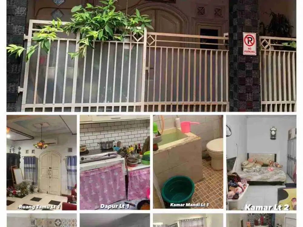 Dijual Rumah 3 Lantai didaerah Pesing Poglar Kedaung Jakarta Barat aman nyaman mudah akses harga nego wajar