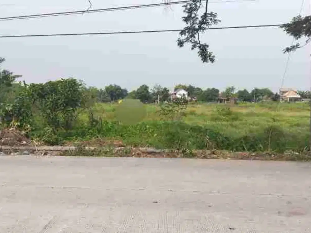 tanah strategis kawasan industri tepi jalan raya Wonosari klaten
