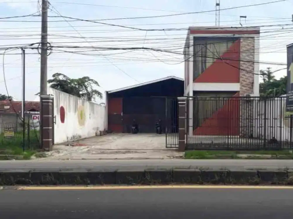 dijual gudang murah harga dibawah pasaran di jalan raya bogor, kel. pondok udik, kec. kemang, kab. bogor
