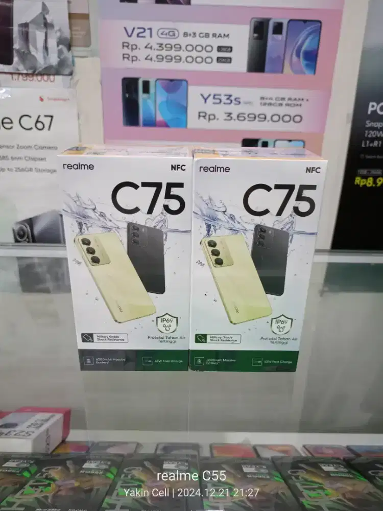 Realme C75 8+16/256 GB Tahan Air Tahan Banting 6000 mAh Garansi Resmi