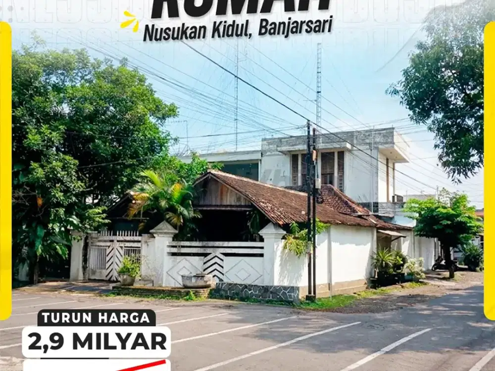 Rumah Strategis 280meter Akses Mobil Simpangan dekat pasar Nusukan Banjarsari Solo
