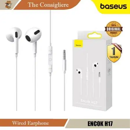 Baseus Encok H17 3.5mm Lateral In-Ear Wired Earphone