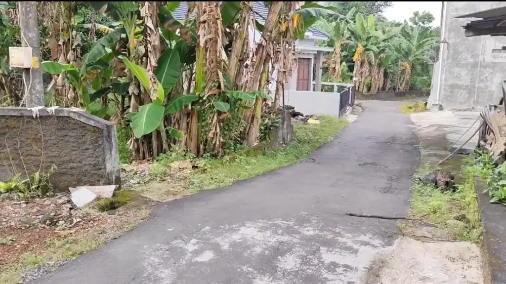 Jual tanah luas 104m2 dekat pawon mbah gito jl kaliurang km 11