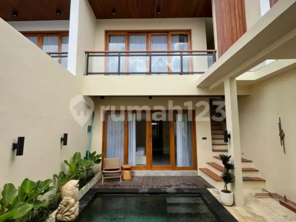 Freehold Brand New 2 Bedroom Tropical Villa Buduk Canggu