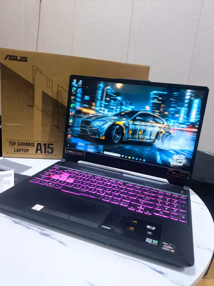Laptop Gaming ASUS TUF A15 Ryzen 9 Ram 16/512gb Ssd Rtx 3060 Siap COD
