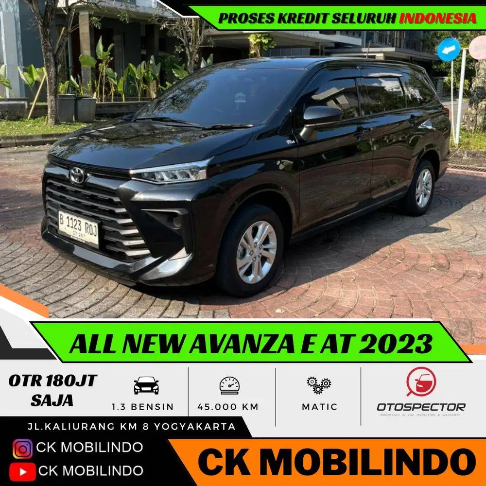Toyota All New Avanza E Matic 2023 ORISINIL DP Minim Kredit Murah