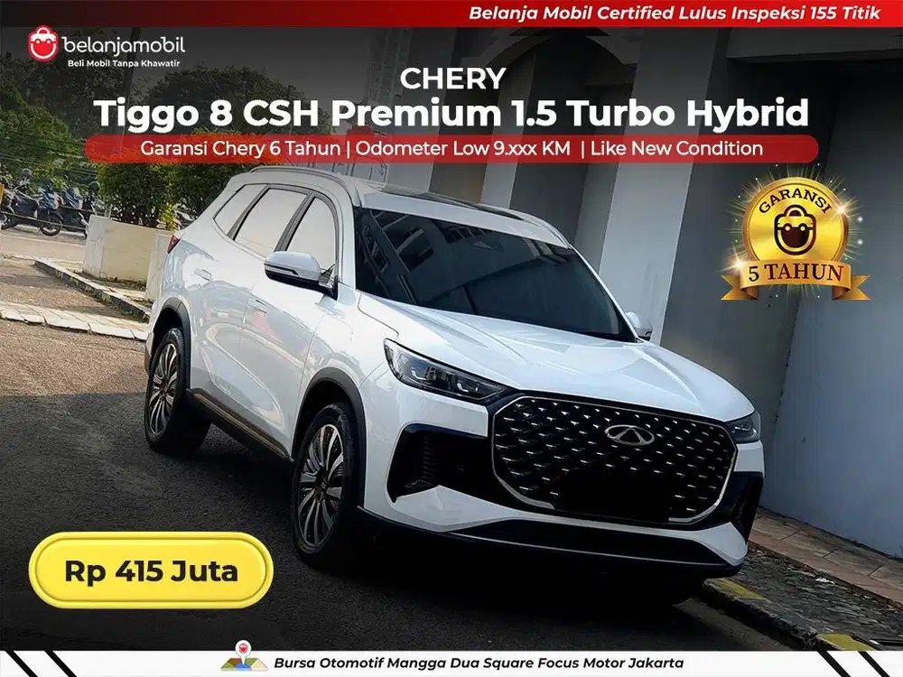[ LOW KM 9RB ] Chery Tiggo 8 CSH Premium 1.5 Turbo Hybrid 2025/2026