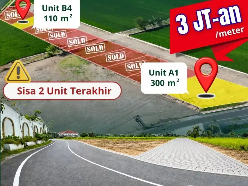 Tanah Strategis Jogja Dekat Pintu Tol Gamping, Siap Bangun dan Legalitas SHM Pekarangan