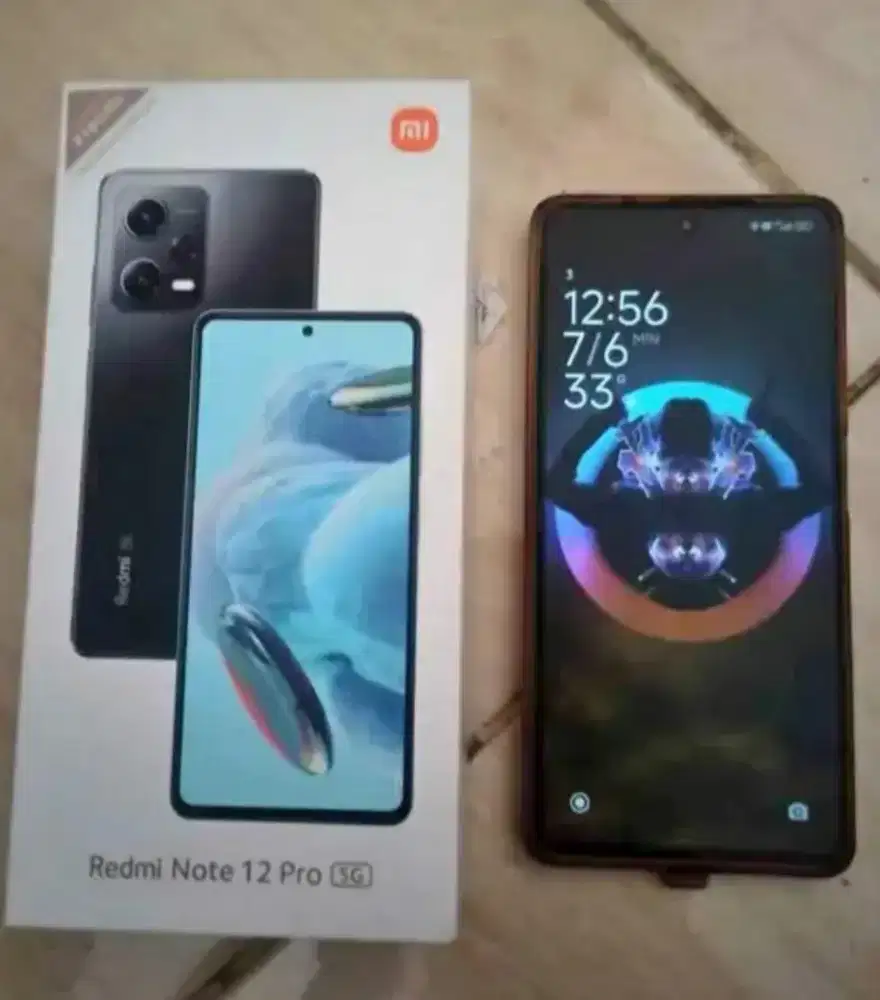 Redmi note 12 pro 5g fullset msh orian