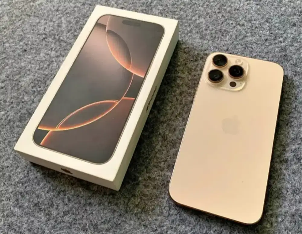 Dijual cepat iphone 16 promax 256gb fullset original
Resmi No minus