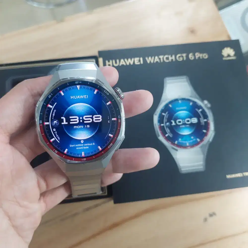 Huawei Watch Gt 6 Pro Titanium Second Resmi Mulus