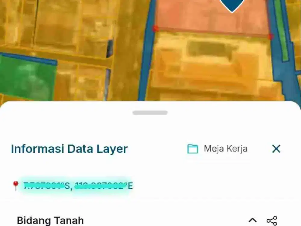 Tanah Tepi Jalan Utama Selatan Tugu Jogja dekat Malioboro