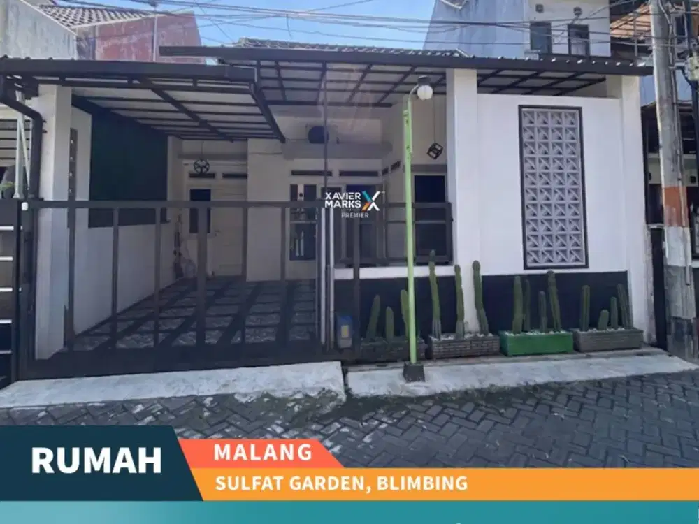 Dijual Rumah Full Furnished di Sulfat Garden, Blimbing Kota Malang