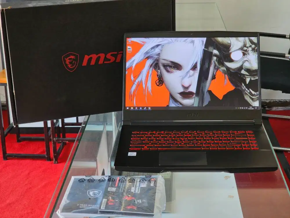 MSI GF65 Thin 10UE Core i5 Gen 10 Ram 16 GB SSD 512 GB Nvidia RTX 3060