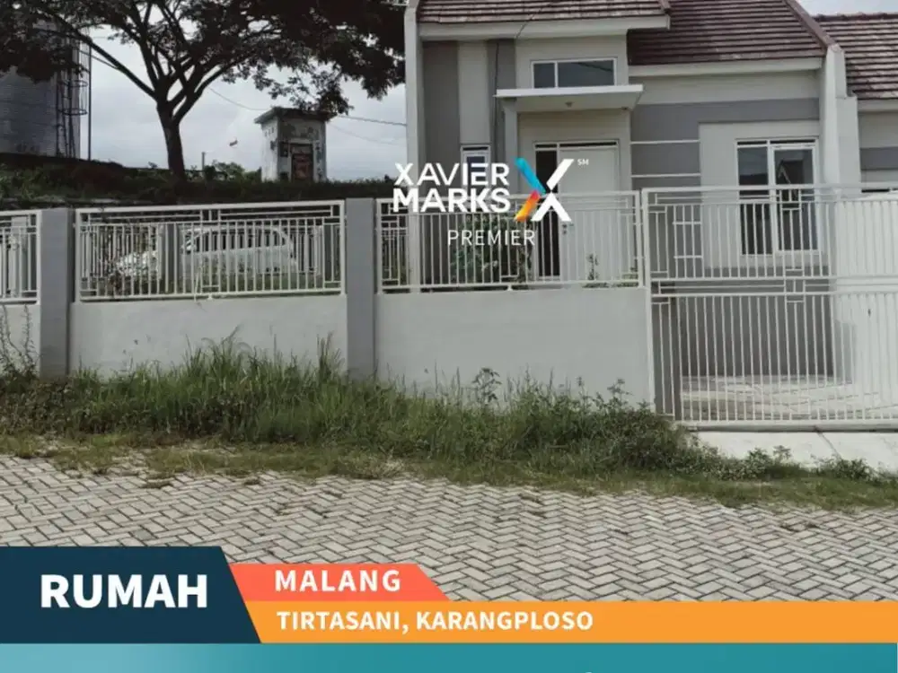 Dijual Rumah Hook dekat Exit Tol Singosari di Tirtasani Karangploso Malang
