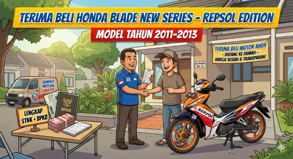 Terima beli Honda blade karbu series