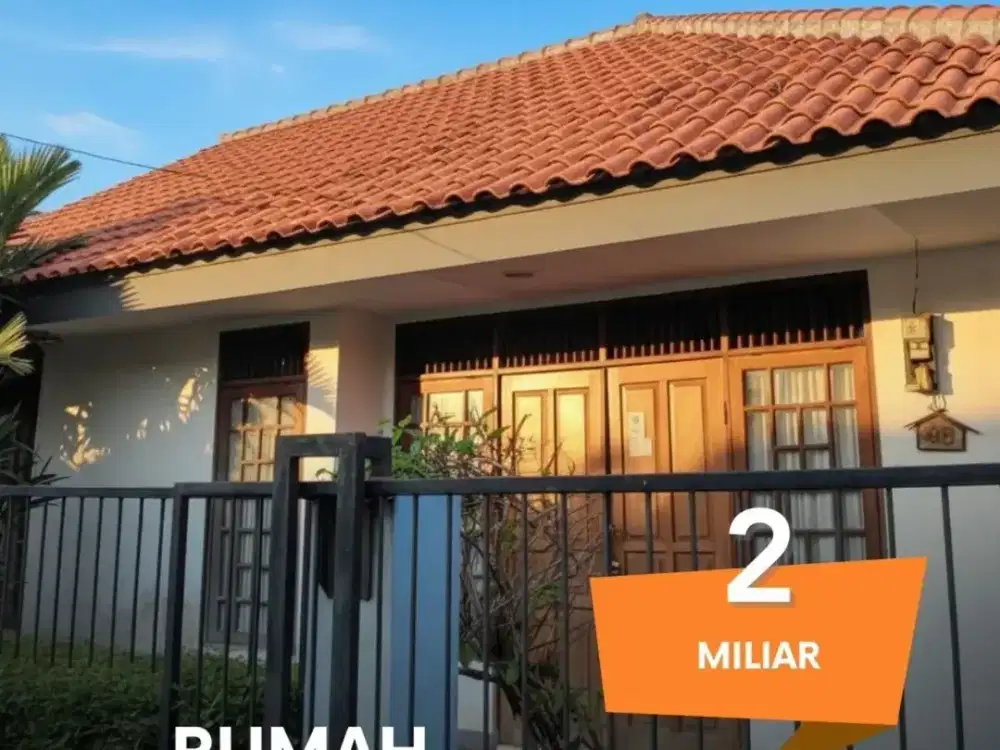 Rumah siap huni lokasi strategis, perbatasan Jakarta Selatan & Depok. Lokasi Depok Komplek peternakan